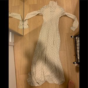 Free people crochet stretchy dress size small